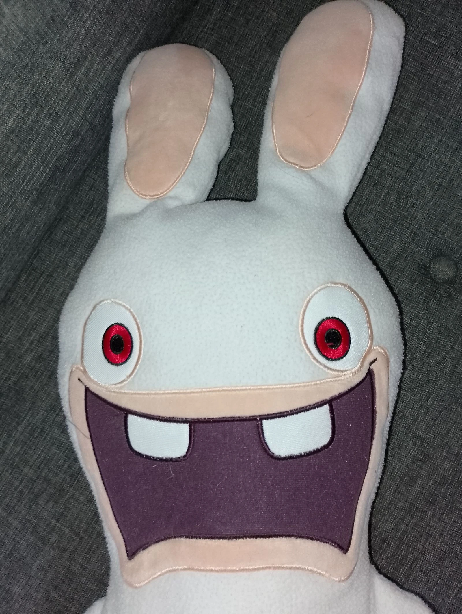 Pelúcia grande de Coelhos Crétinos Ubisoft branca de 60 cm – photo 2